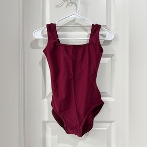 NEW Yumiko Leotard in Burgandy, size L